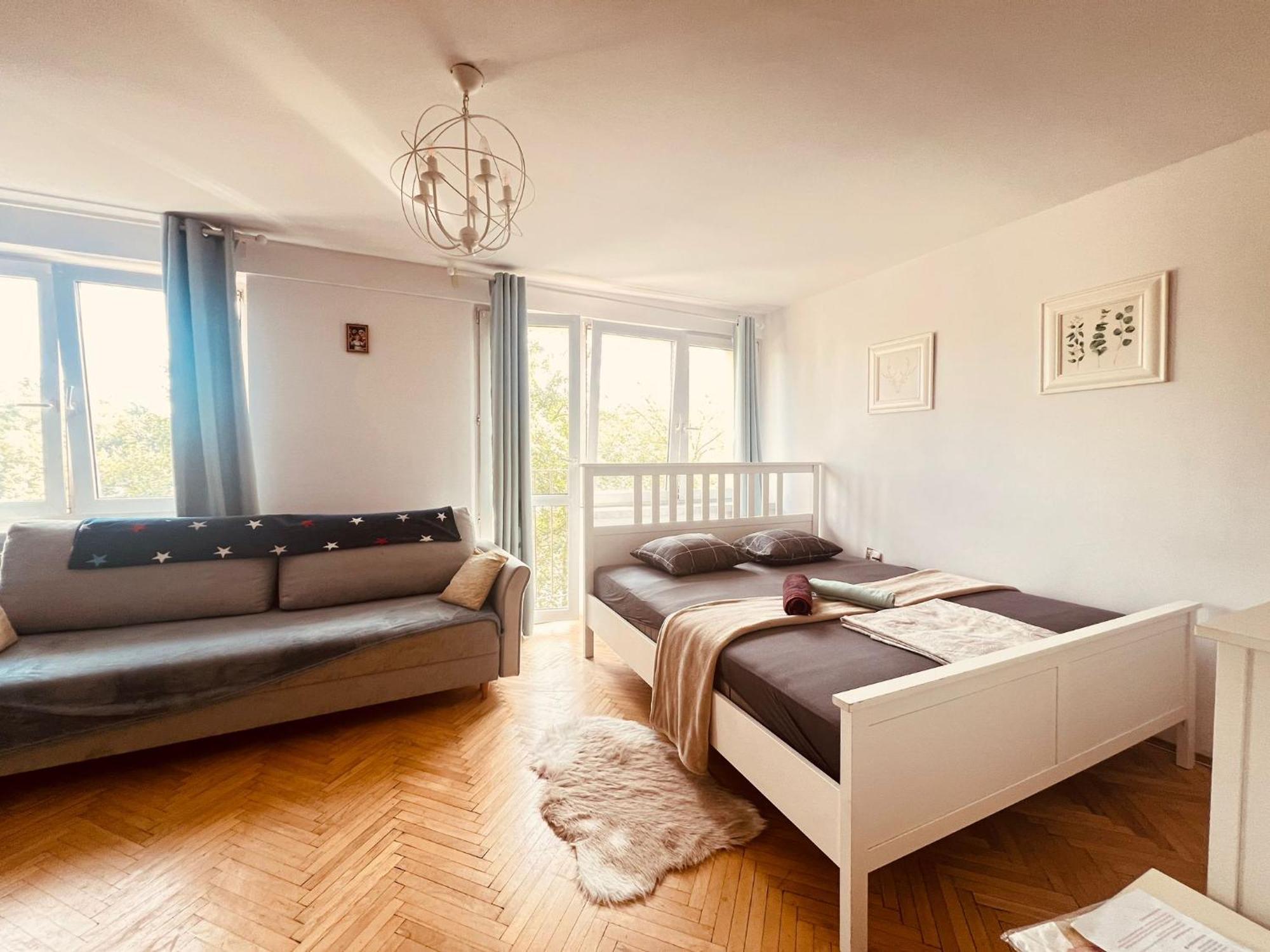 Centrum Studio Daire Varşova Dış mekan fotoğraf